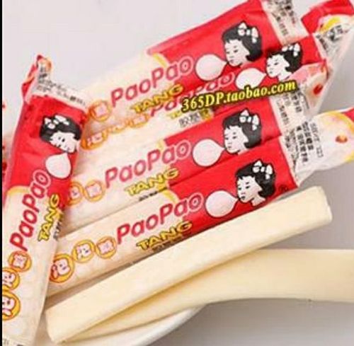 写美篇 西瓜泡泡糖,记忆力里比上图那种长条型的,好像晚一些,嘻嘻,前