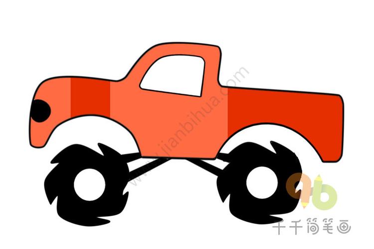 越野车简笔画