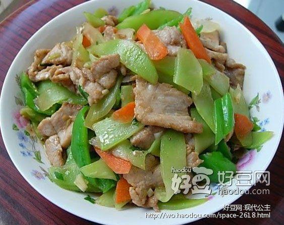 莴笋肉片【做法,营养价值,功效】_好豆美食菜谱