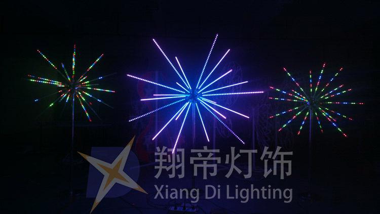 led仿真烟花灯3d烟花灯led烟花造型灯