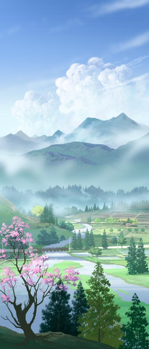 世外桃源|插画|游戏原画|糖醋排骨汤包 - 原创作品 - 站酷 (zcool)