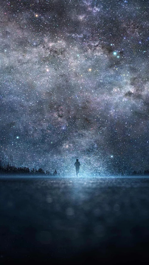 手机壁纸|星空特辑第14期 星星点灯 by:b站盐泽 2021年2月12日