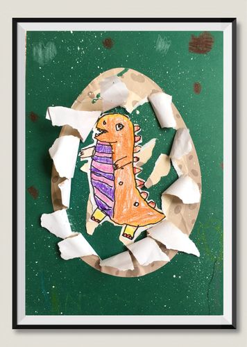 破壳而出的恐龙