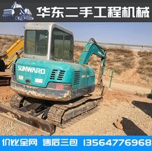 二手挖掘机 小挖机60交易市场原版国产山河智能sew60e挖土机转让