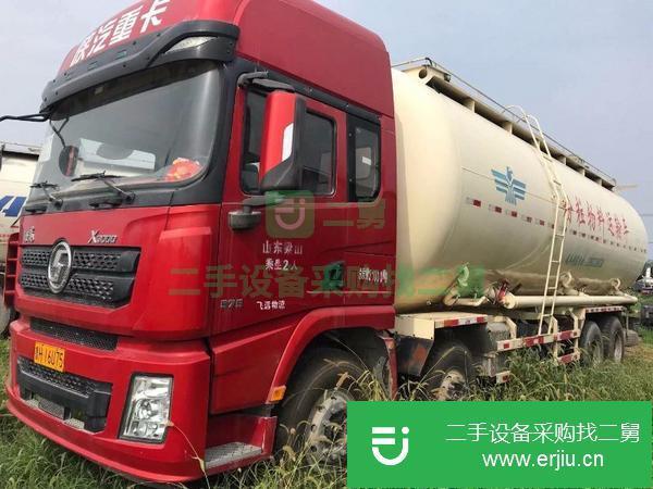 陕西出售二手陕汽德龙散装水泥罐车