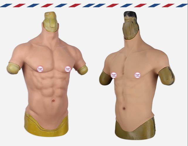 艺容六代肌肉带臂肌肉装大胸硅胶肌肉八块腹肌型男肌肉表演肌肉服