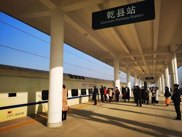 银西高铁乾县站～坐高铁,游乾陵,看武则天