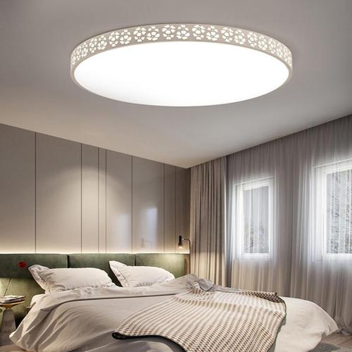 苏宁严选led吸顶灯薄圆形温馨浪漫简约现代客厅灯房间儿童房卧室灯具