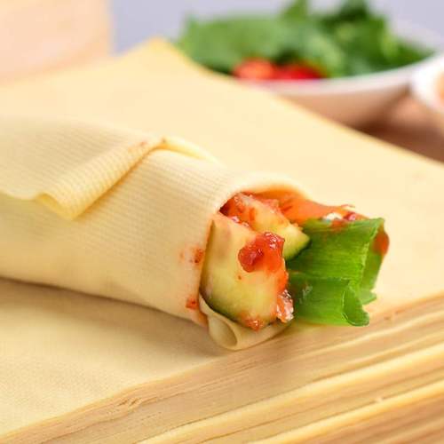 豆皮手工豆腐皮千张干豆豆腐东北特产新鲜小吃豆腐干