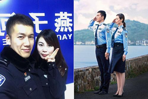 不过,他们已经不是情侣,而是刚结婚俩月的警察小夫妻.