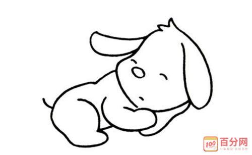 动物睡觉简笔画图片大全可爱