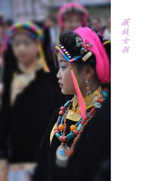 可爱的藏族小女孩