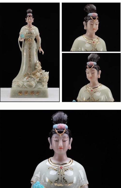 女娲娘娘补天创世女神汉白玉神像优惠推荐