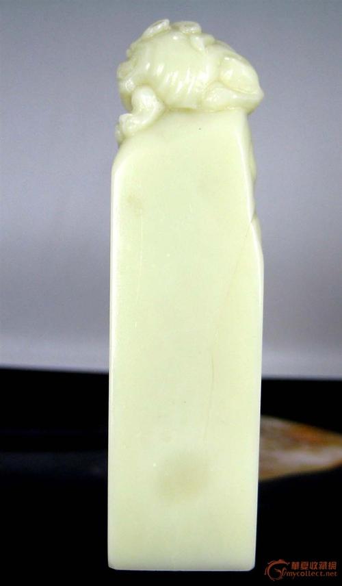 四大国石青田石封门青瑞兽钮印章石