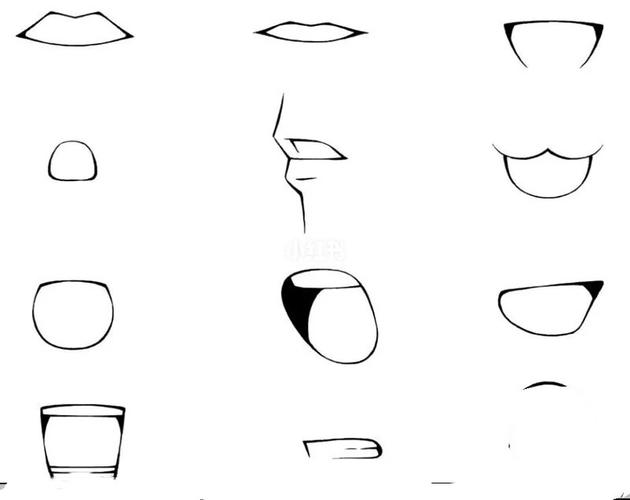 【干货】嘴巴的画法大集合_绘画_文化_绘画