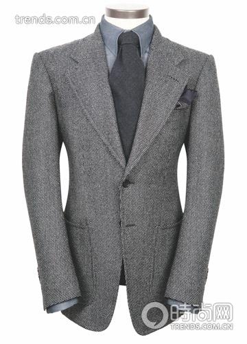 白衬衣搭灰西装最具魅力商务正装