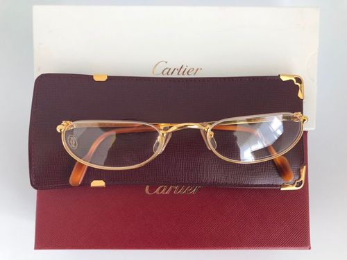 cartier - demi lune 18kt goldplate 眼镜