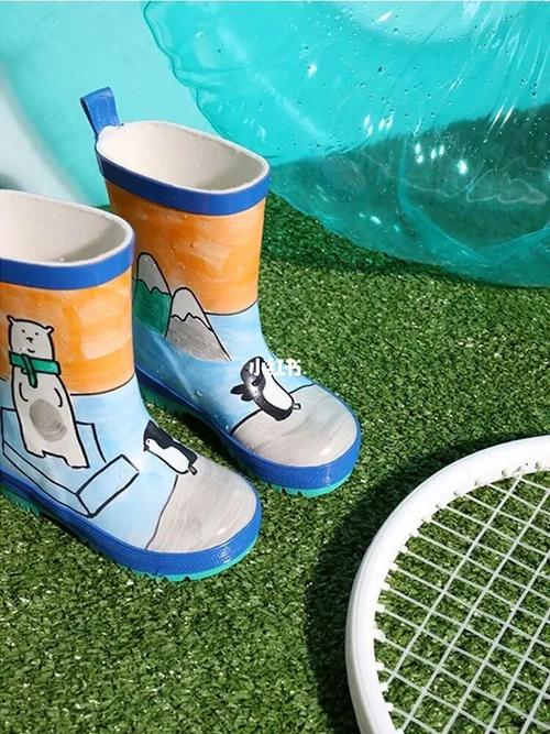 德国maximo纯手绘可爱卡通雨鞋_卡通_雨鞋_手绘_涂鸦