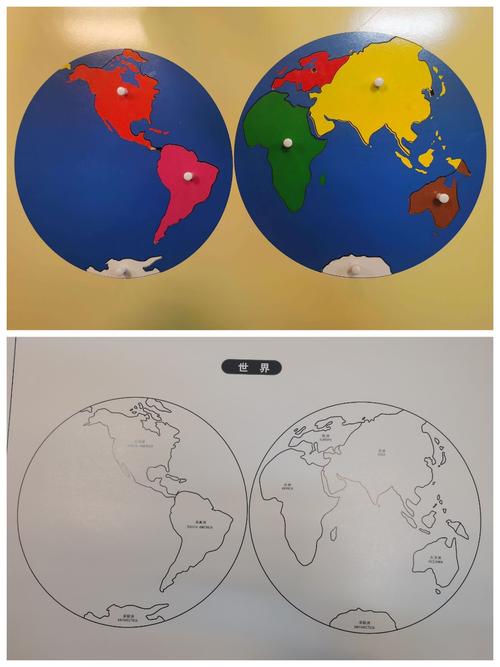 地球嵌板 七大洲 :亚洲,欧洲,非洲,大洋洲,南极洲,北美洲,南美洲