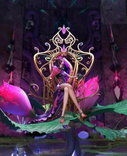 【修订完善】  毒夕绯,女,出自国产3d动画片《精灵梦叶罗丽》系列