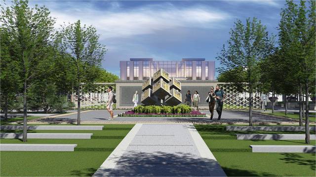 北京京投琨御府售楼处景观设计第1张图片