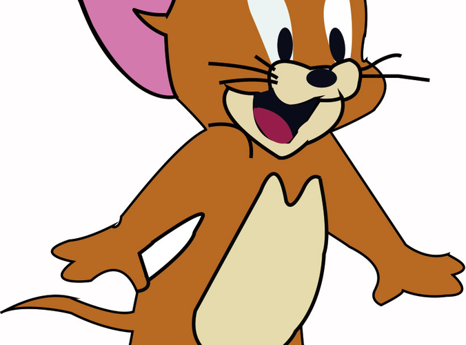 猫和老鼠风车车简笔画