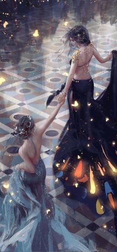 5k手机竖屏分辨率1080x2316鬼刀海琴烟wlop插画25壁纸