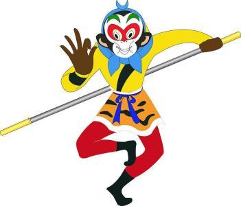 孙悟空铅笔画头像图片