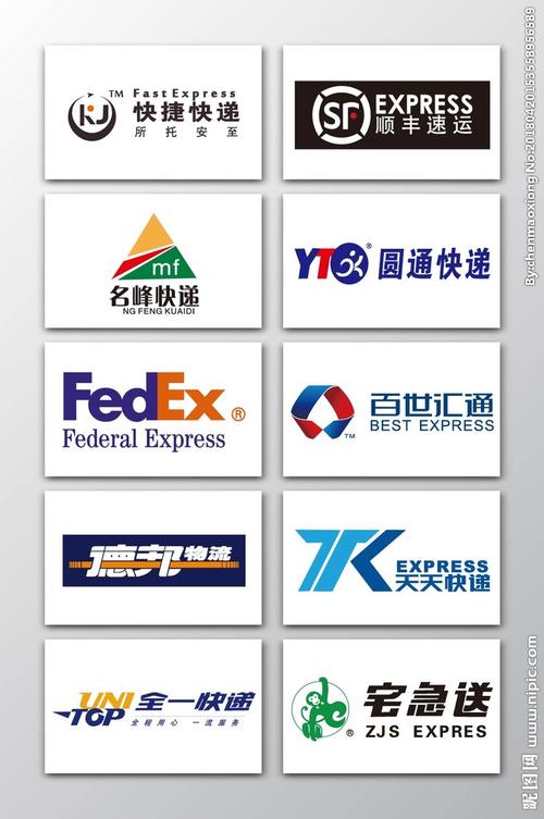 快递logo设计图__logo设计_广告设计_设计图库_昵图网