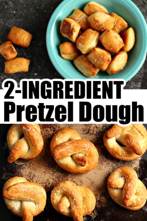 2-ingredient pretzel dough (no yeast recipe)