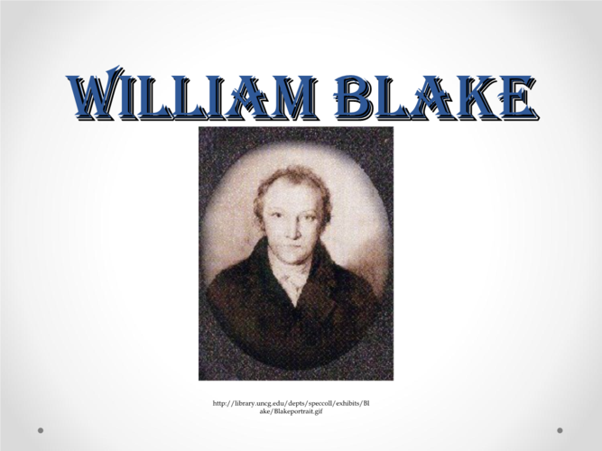 英国文学 william blake概要1.ppt