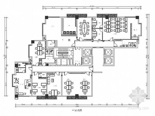 [分享]办公室室内装修cad图纸资料下载