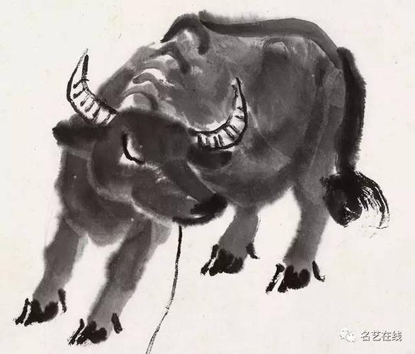 李可染笔下100多水牛图高清放大,发现了不可告人的秘密