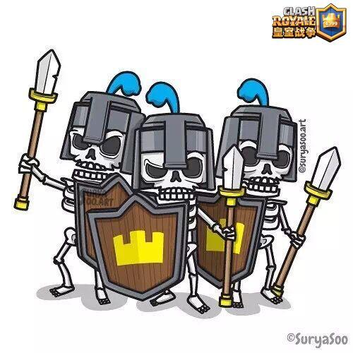 皇室战争卡牌手绘玩家精选作品展