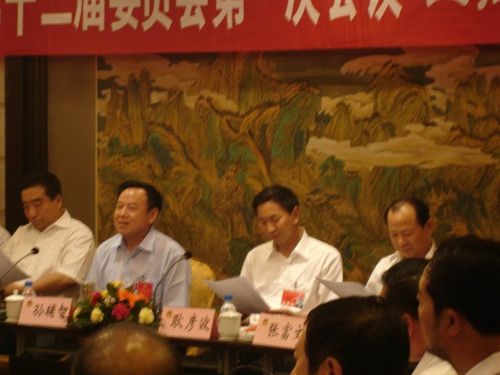 安大钧参加审议 孙辅智参加讨论