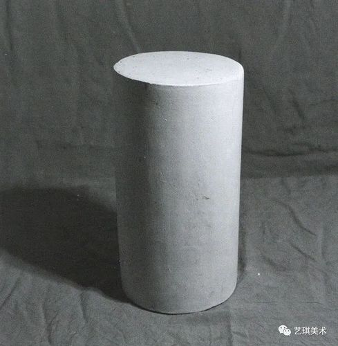 几何体素描教学圆柱体与切面圆柱体画法