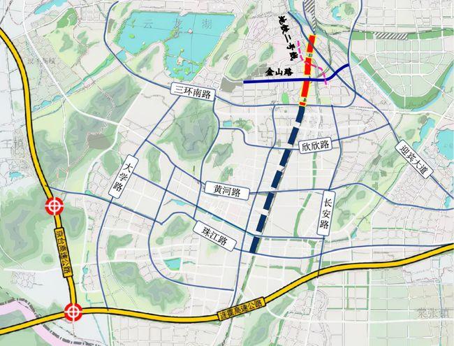 为项目如期竣工迈出了重要一步 复兴南路南延工程项目北起既有复兴路