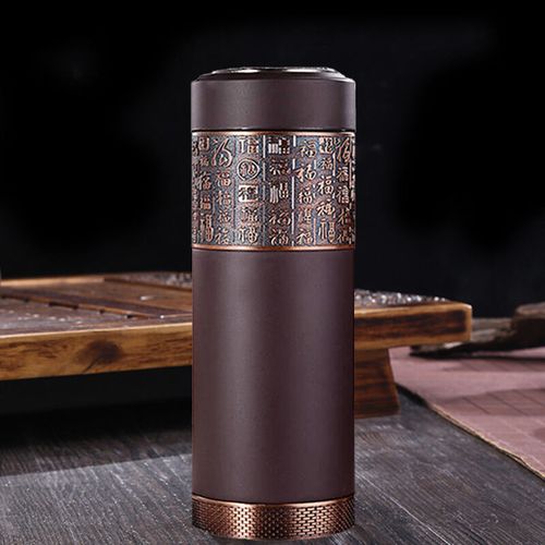 漾葶厨具紫砂杯紫砂保温杯商务车载茶杯水杯茶具办公