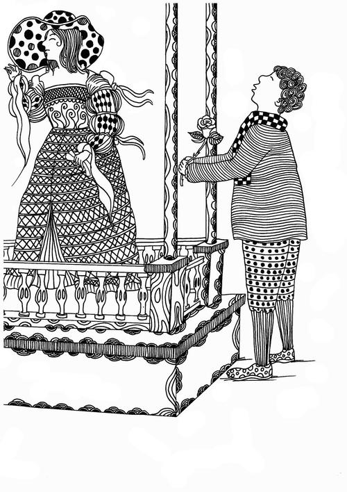 《王尔德童话》插图