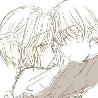 甜蜜漫画 情侣头像【卿长酒】恋爱就像小小的蜜罐.