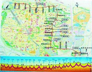 郑州地铁四号线线路图