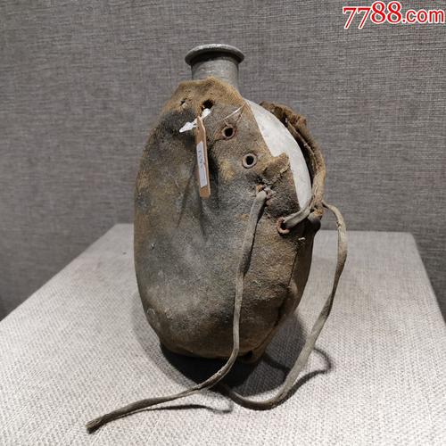 红色收藏抗战时期老物件八路军国军林笙水壶真品