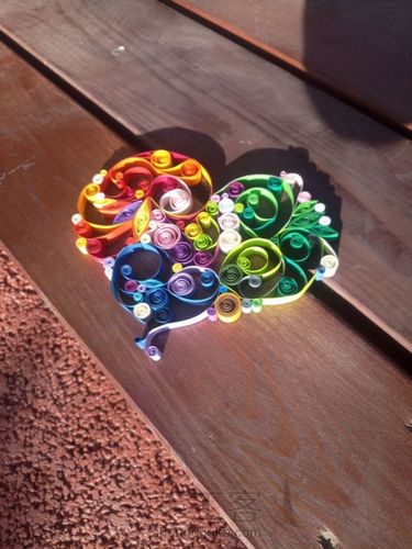 送你一颗衍纸心手工折纸制作步骤图解大全