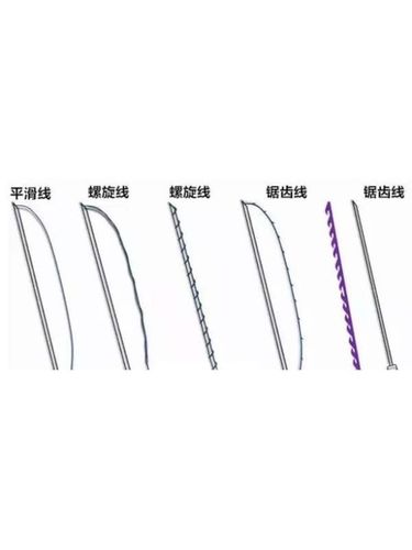 线雕抗衰中不同种类的线各有什么功能?