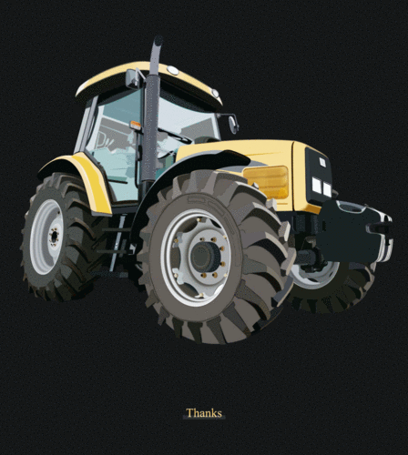 写实拖拉机图标icon