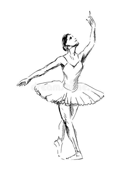 芭蕾舞演员最佳的简笔画