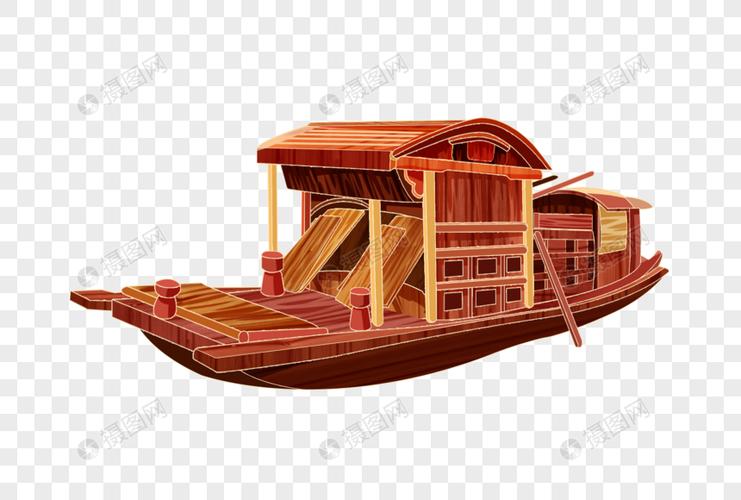 免抠元素 手绘/卡通元素 中国风 红船革命精神.