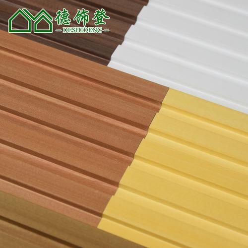 德饰登生态木大小长城板天花吊顶墙面装饰板新型材料防水扣板墙裙