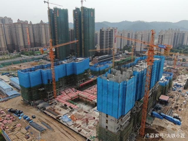 梧州市人才乐居项目部施工现场.