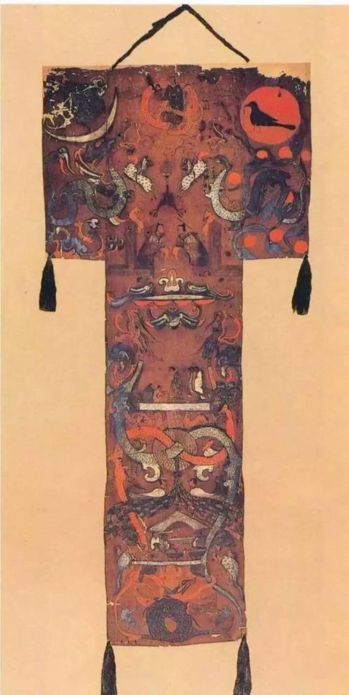 01,《人物龙凤帛画》/战国帛画以下100幅名画代表了中国绘画的最高